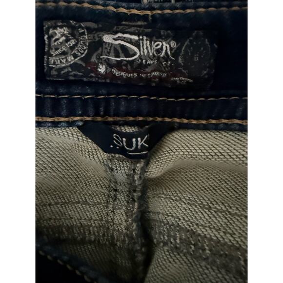 Silver Jeans Suki Mid Slim Boot Joga Jeans, Size 34 - Picture 3 of 6